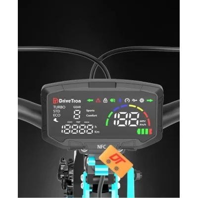 DriveTron DT10 Electric Scooter Dual Motor - Blue